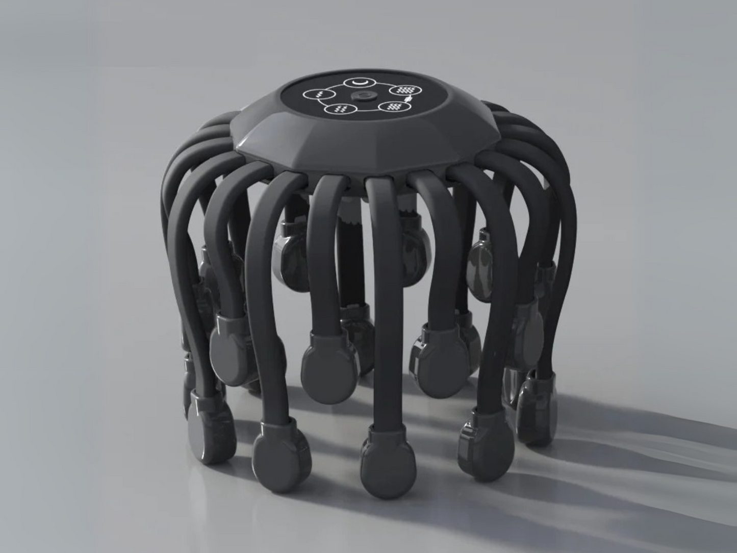OctoVibe™ – Masseur de Cuir Chevelu Intelligent à 20 Têtes