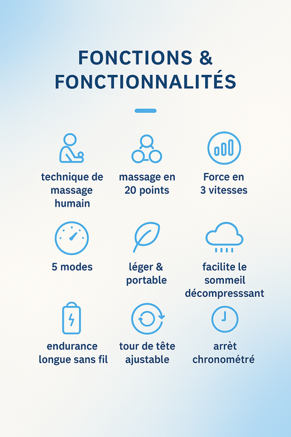 OctoVibe™ – Masseur de Cuir Chevelu Intelligent à 20 Têtes